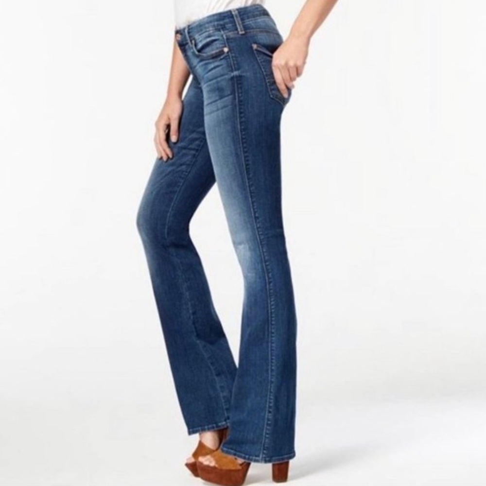 7 For All Mankind Kimmie Bootcut Jeans The Lexie Petite Fit Size 28 6 Petite GUC